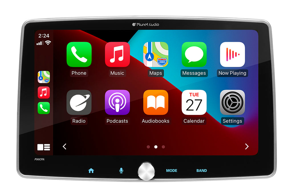 Planet, CarPlay - Android Single Din 9", Bluetooth, USB (Refurbished)