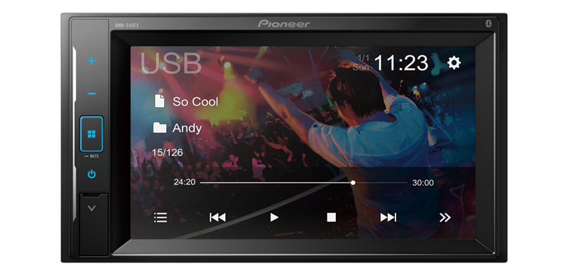 Pioneer Stereo Double Din 6.2"- Resistive Touchscreen, Amazon Alexa Built-in