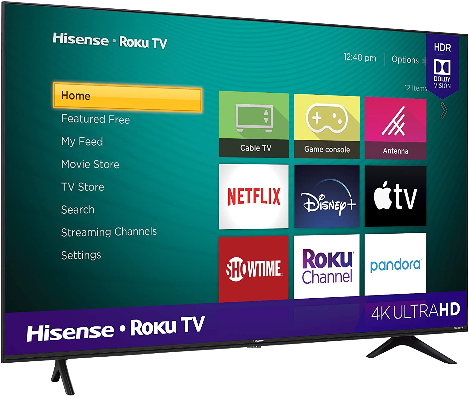Hisense 50"Roku 4K UHD Smart TV w/Alexa Compatibility(Refurbished) Tv's ONLY for delivery in San Diego and Tijuana
