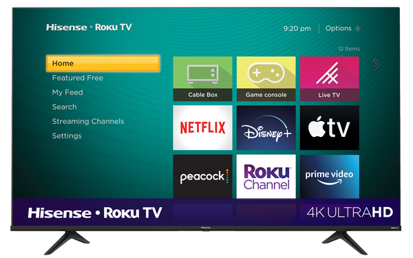 Hisense 55" Smart TV 4K UHD Roku TV w/ HDR(Refurbished) Tv's ONLY for delivery in San Diego and Tijuana