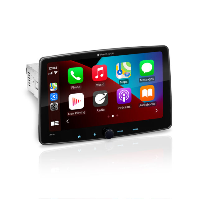 Planet Audio Apple CarPlay Android Single Din 9" Touchscreen -Bluetooth- USB - (Screen Mirroring)