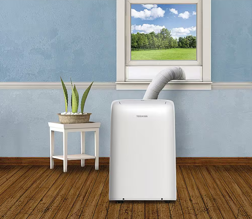 Toshiba 12,000 BTU, WIFI Portable Air Conditioner with Dehumidifier