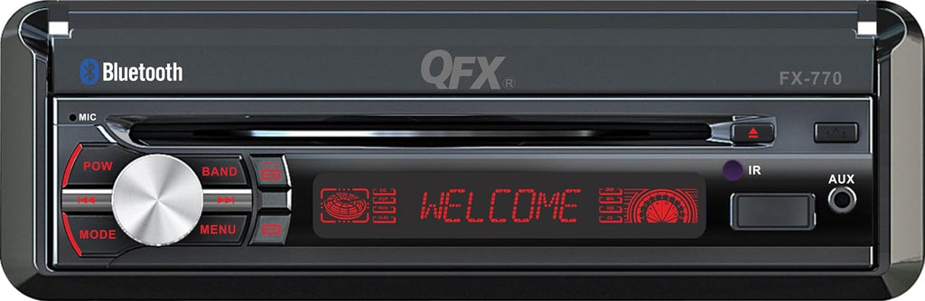 QFX CarPlay - Android Single Din 10.1", Bluetooth, USB