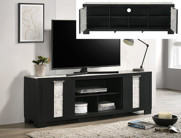 RANGLEY TV STAND - BLACK