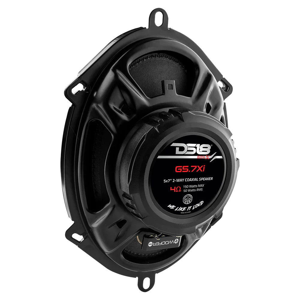 DS18 5x7" 3-Way Coaxial Car Speaker 150 Watts 4-Ohm