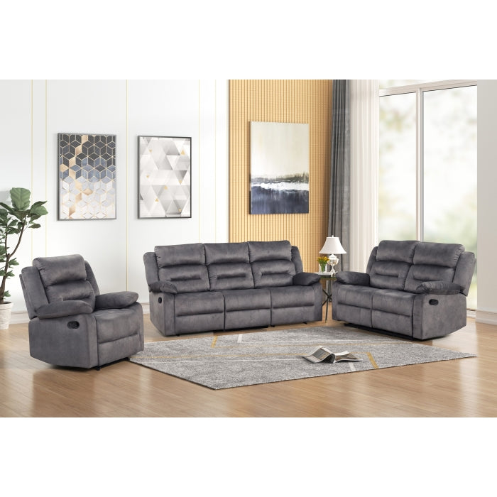 Living Room Recliner Milton Sofa, Loveseat & Chair