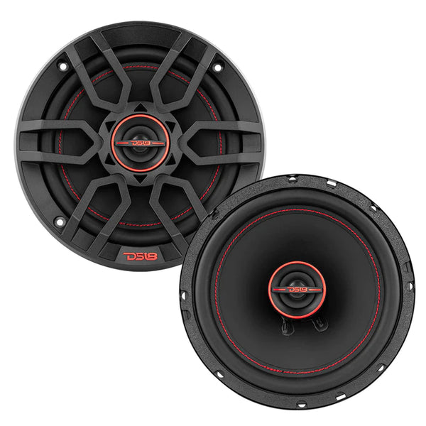DS18 6.5" 3-Way Coaxial Speakers 50 Watts Rms 4-Ohm