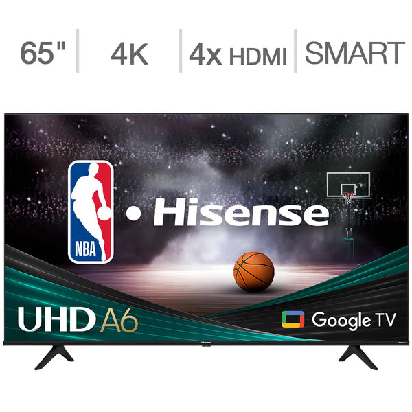 Hisense 65" 4K UHD Smart Google TV, Chromecast Built-in (X)