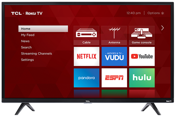 TCL Smart TV  32" LED - Roku(Refurbished)