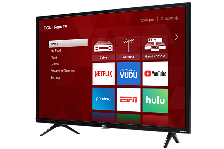 TCL Smart TV  32" LED - Roku(Refurbished)