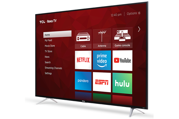 TCL Smart TV 55" LED 4K - ROKU (Refurbished)