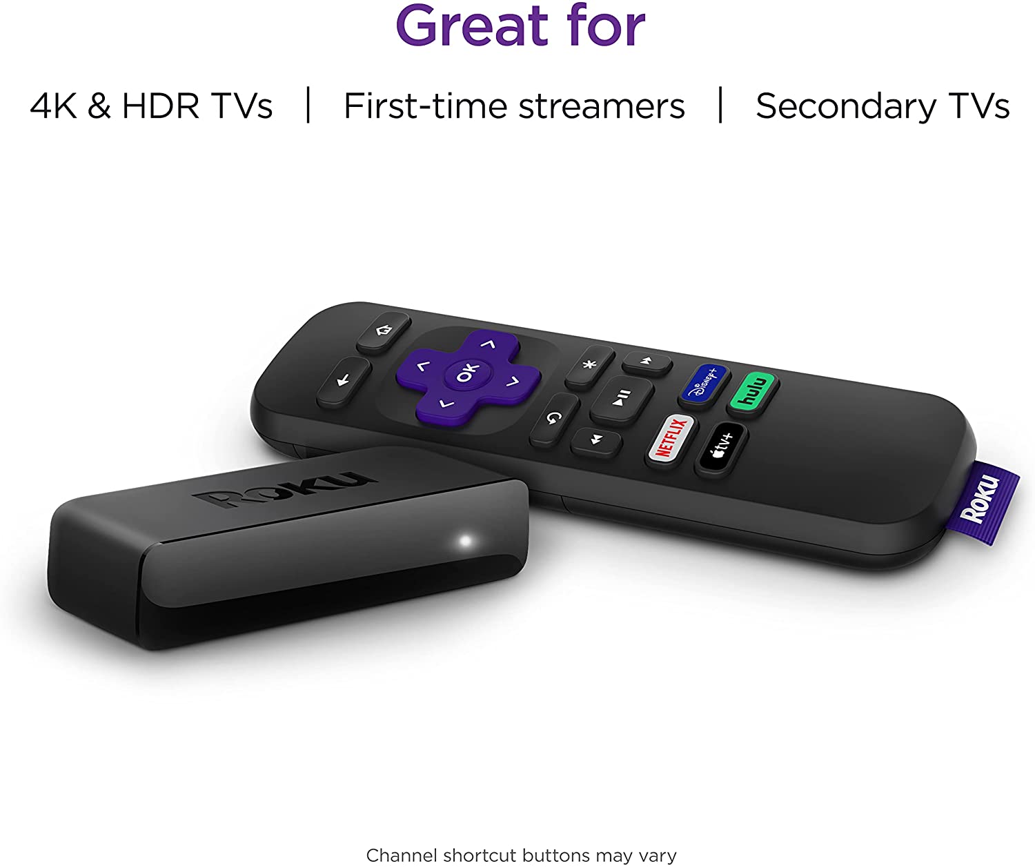 Roku Premiere HD-4K-HDR Streaming Media Player