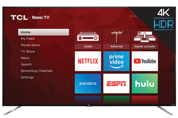 TCL Smart TV 75" LED 4K(Refurbished)