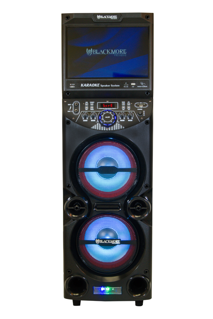 Blackmore BLS-5217BT 2x10" Karaoke Speaker System with 14" Touch screen