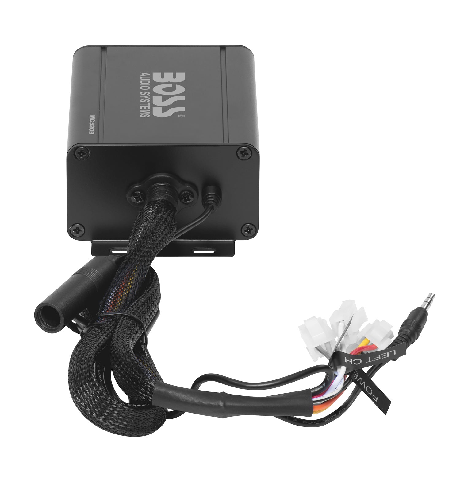 BOSS MCBK520B Motorcycle Speaker and Amplifier Sound System Bluetooth- Weatherproof