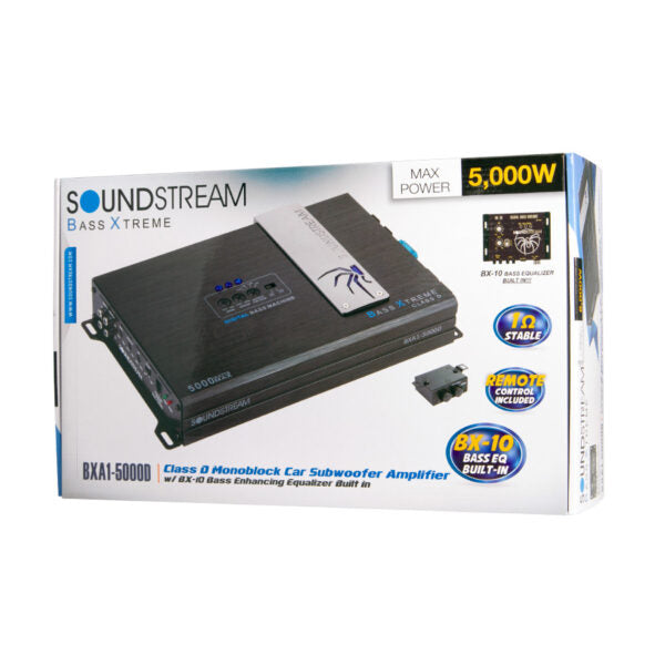 Soundstream BXA1-5000D 5,000 Watt Class D Monoblock Amplifier