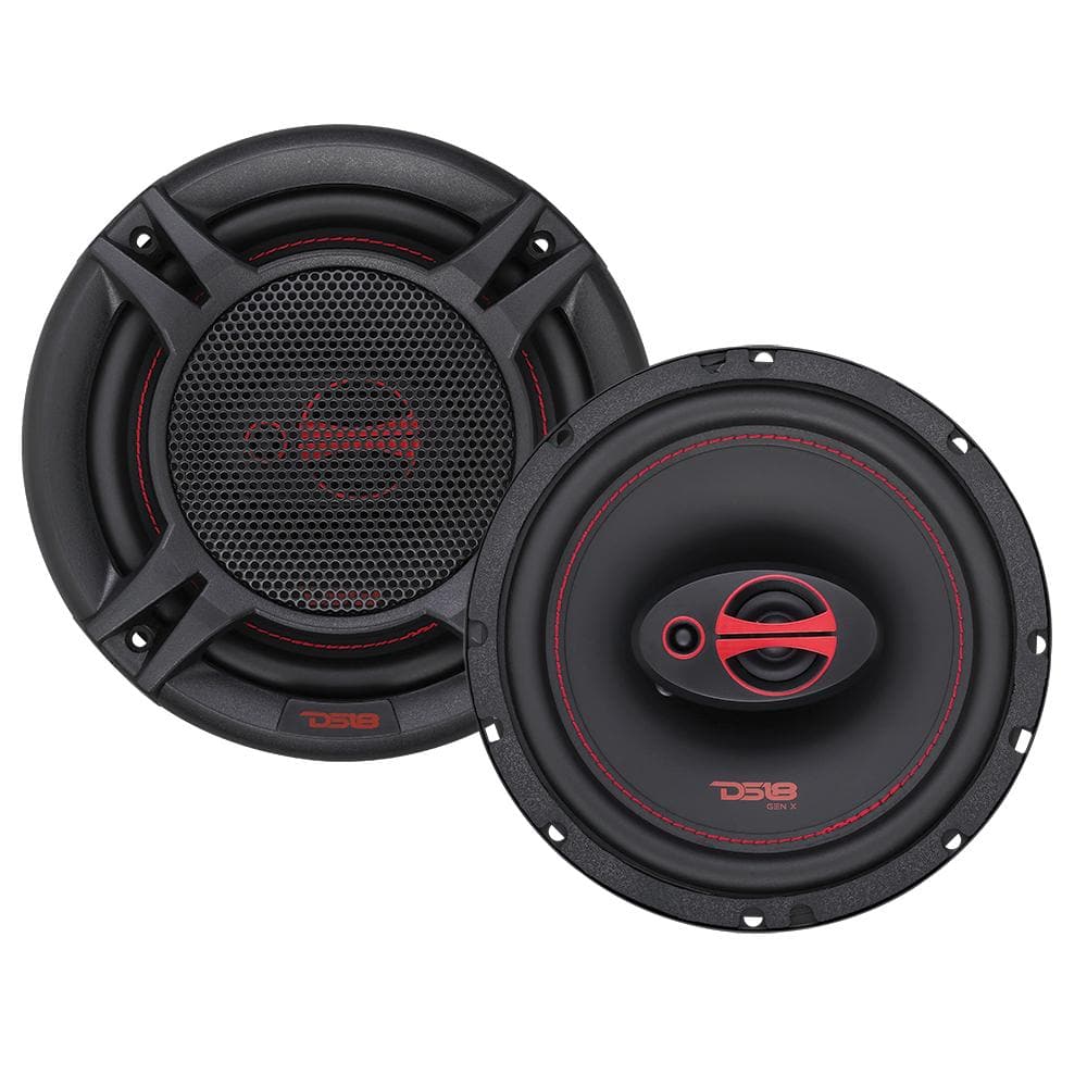 DS18 GEN-X6.5 6.5" 3-Way Coaxial Speakers 150 Watts 4-Ohm
