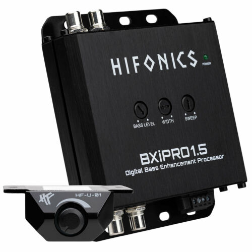 Hifonics Digital Bass Enhancer Processor w/ Dash Mount Remote Control