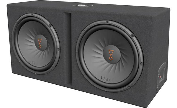 JBL Stage 1200D Dual 12" 2-Ohm Subwoofer Enclosure, 1200 watts