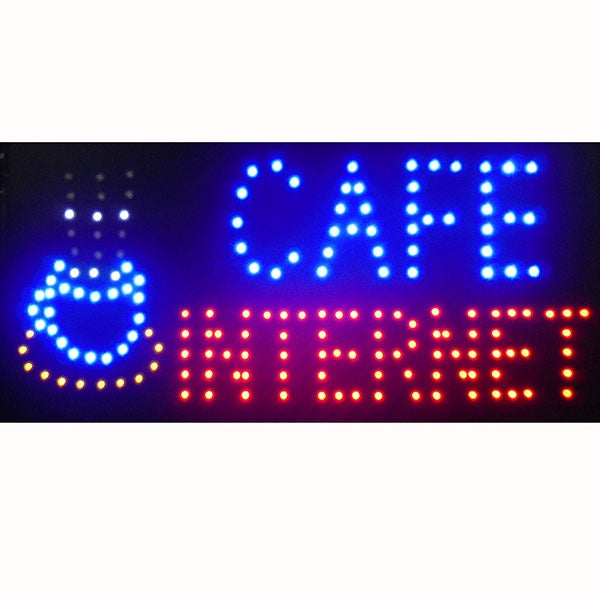 Letrero Luminoso Cafe Internet
