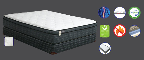 Colchon Queen Ortopedico  con Boxpring