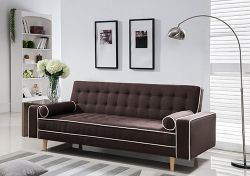 Sofa Cama (Futon)  AcabadoTela Brown