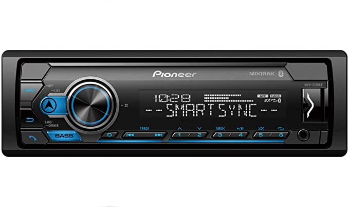 Pioneer MXT- S3266BT Digital Media Receiver w/(4) 6.5" 2 Way Speaker Bundle