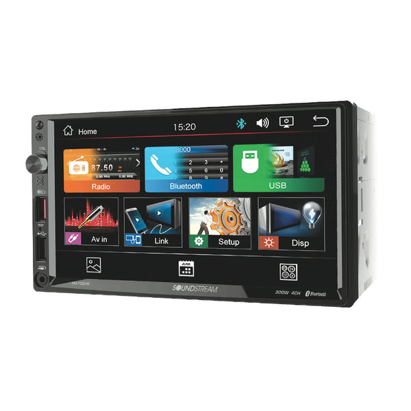 Soundstream VM-700HB 2-DIN Digital Media Receiver w/ Android Phone Link & 7â€ LCD