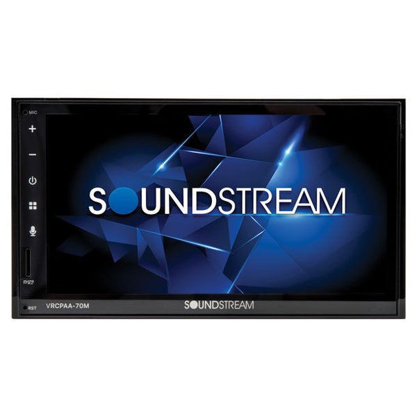 Soundstream 7" Touchscreen Double-DIN Mechless - Bluetooth, Apple CarPlay - Android Auto