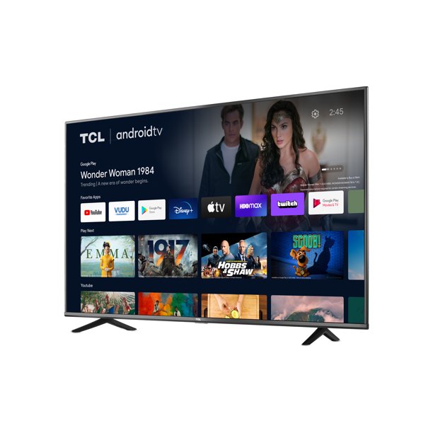 TCL 43" Class 4-Series 4K UHD HDR LED Smart TV Android w/tv wall mount(Refurbished) Tv's ONLY for delivery in San Diego and Tijuana