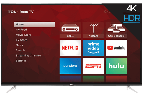 TCL 55S423 55" 4K UHD Roku LED LCD w/tv wall mount(Refurbished) Tv's ONLY for delivery in San Diego and Tijuana