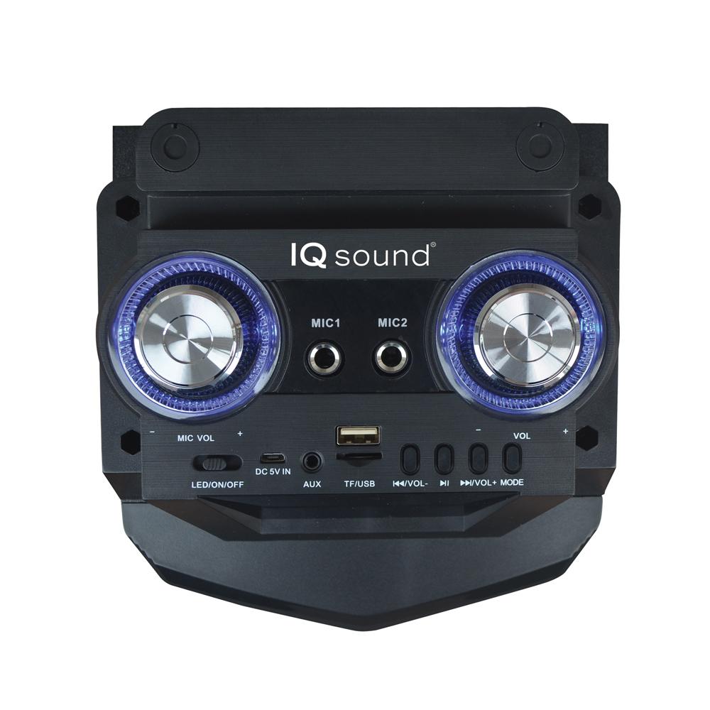 IQ SOUND IQ-3245DJBT 2 x 4.5” Tailgate Bluetooth® Speaker with Flashing Light